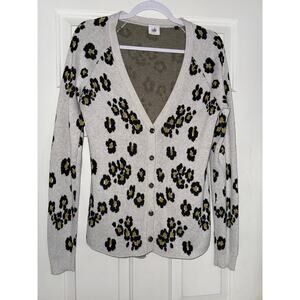 Cabi Kiki leopard print cardigan - size small